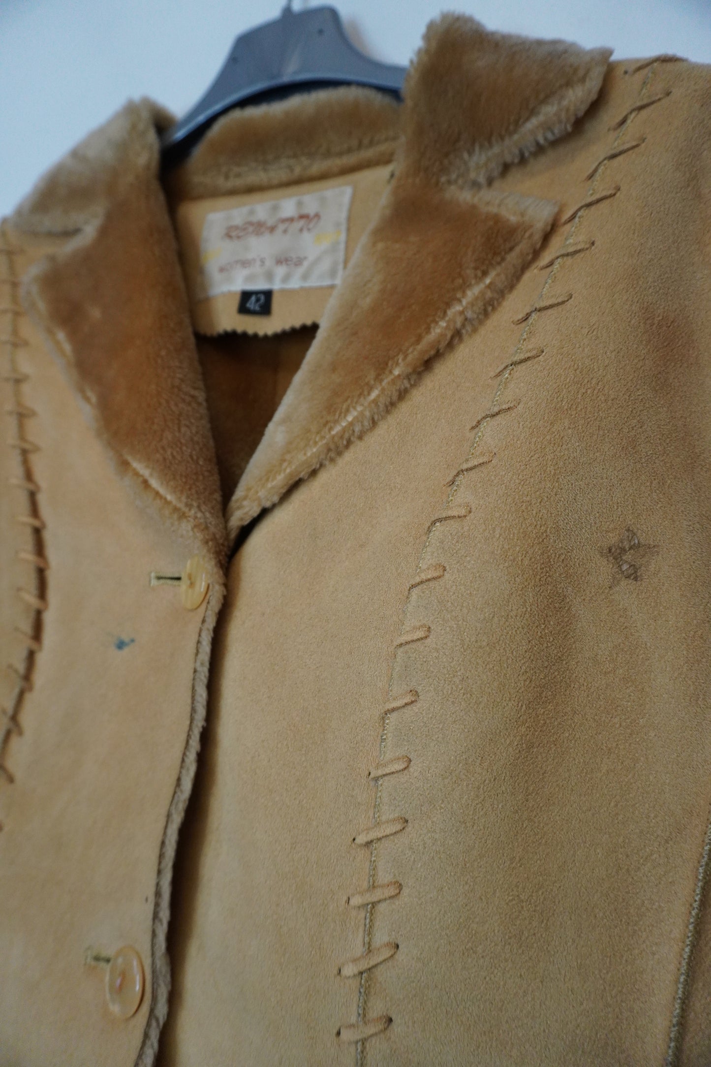 Veste Mouton Marron Clair – by YANNIS KINGSTON