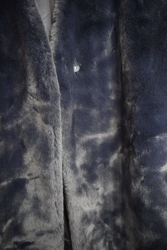 Deep Blue Signature Fur Coat – by BEATRICE