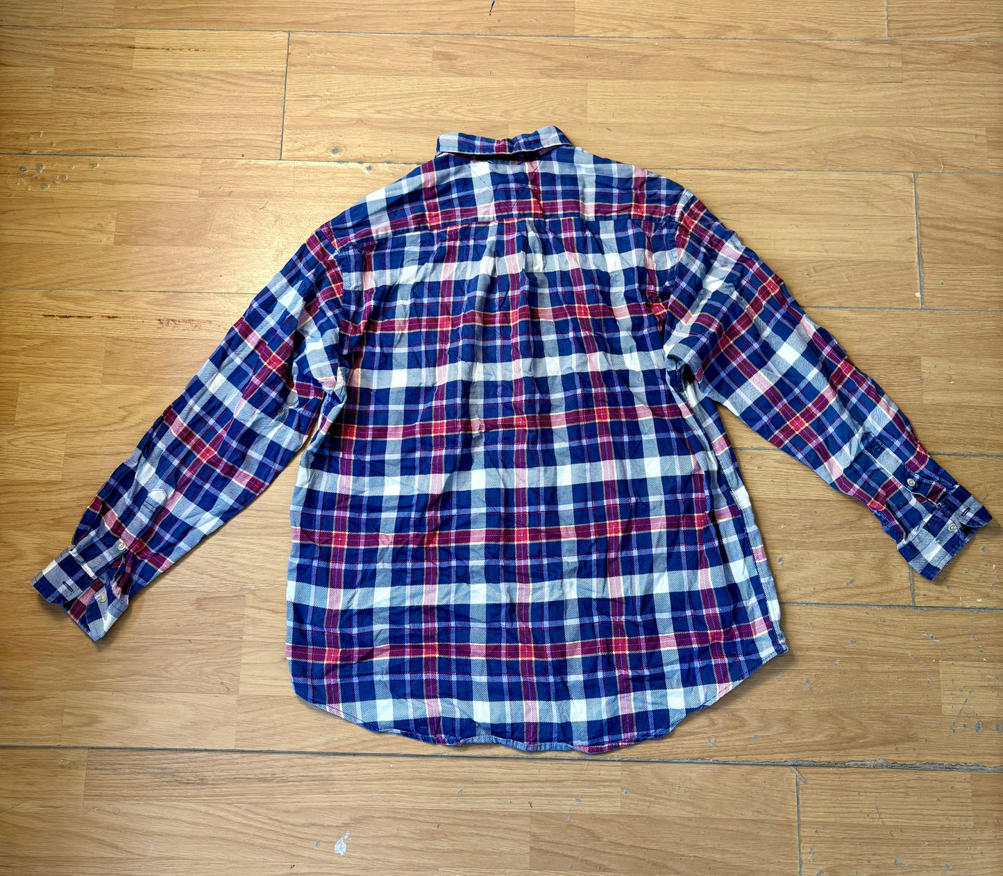 Chemise à carreaux rouges et bleus - Tommy Hilfiger - Taille M