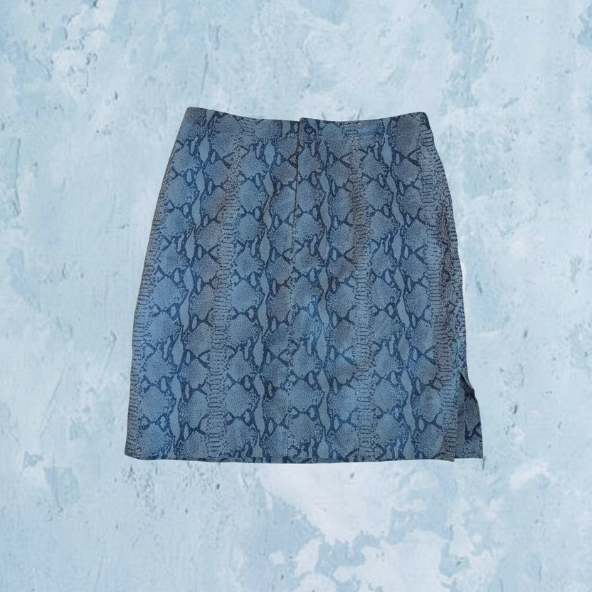 Jupe Mi-Longue Cuir Véritable - by MIA