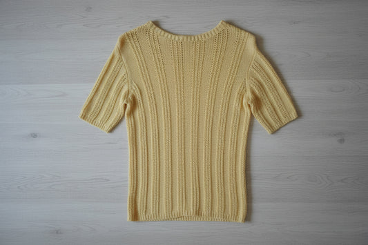 Butter Sheer Knit Tee – by BEATRICE