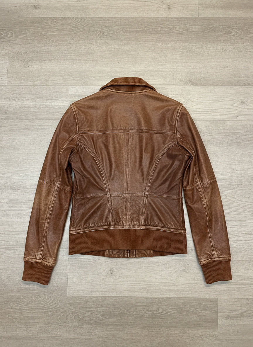 Blouson En Cuir - by BÉATRICE