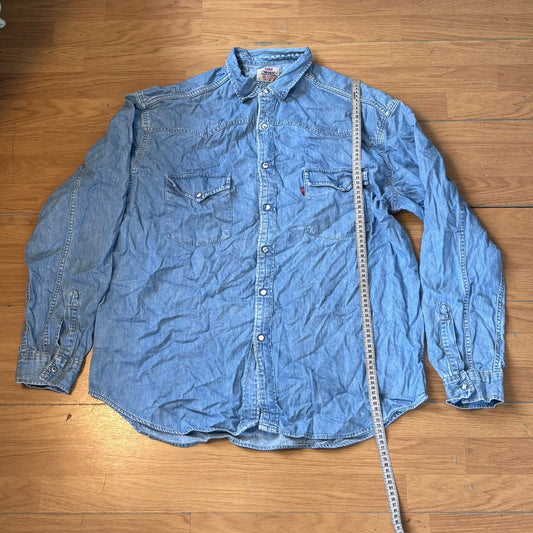 Chemise Levi’s – Bleue avec poche – Taille XXL