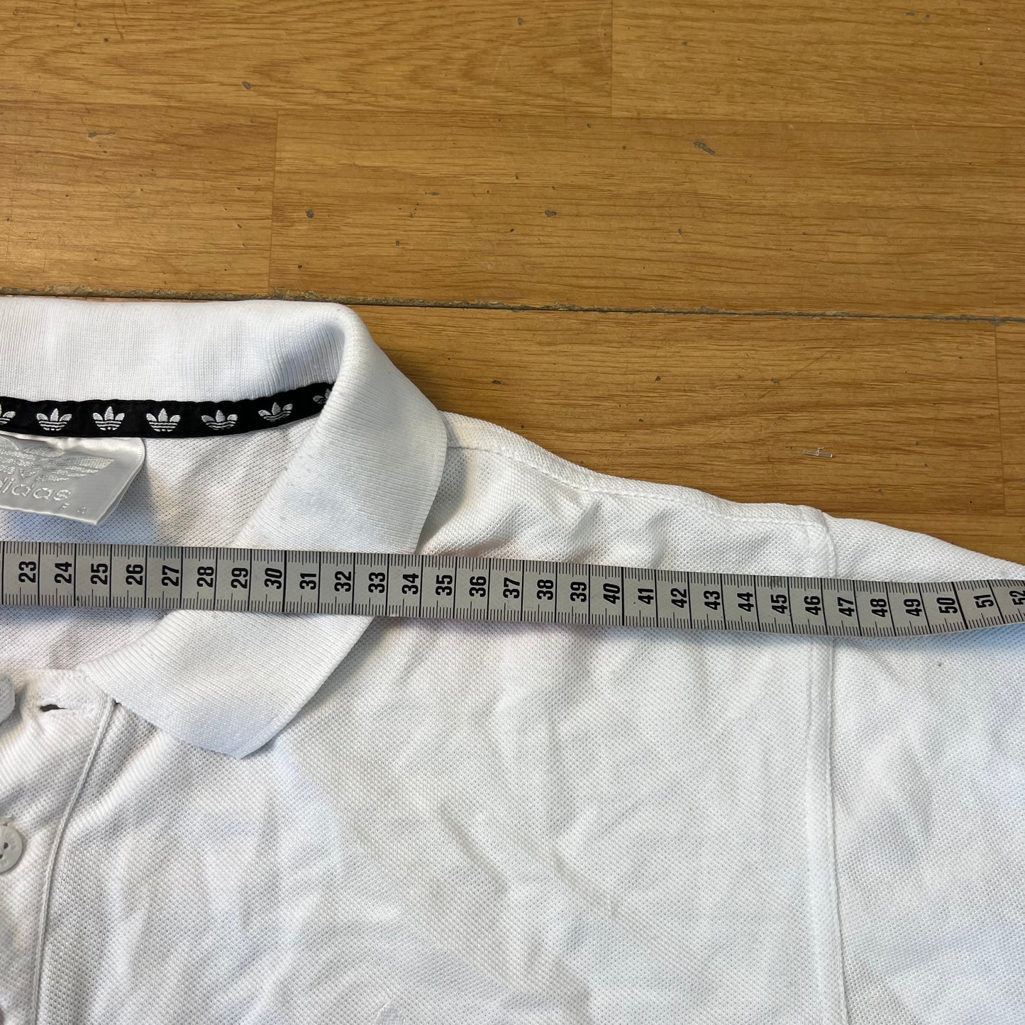 Polo blanc - Adidas - Taille L