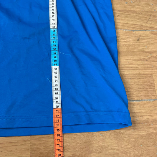 T-shirt baseball bleu et blanc - Taille L