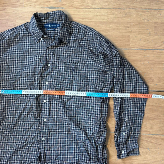Chemise Ralph Lauren à carreaux – Taille L – Classic Fit