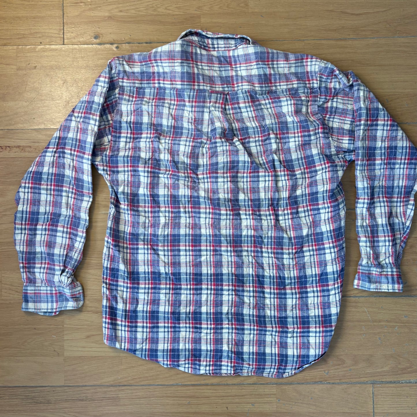 Chemise à carreaux rouge et bleu - Nautica - Taille M