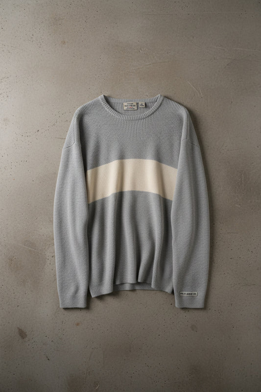 Pull gris clair Ralph Lauren – by Zainab