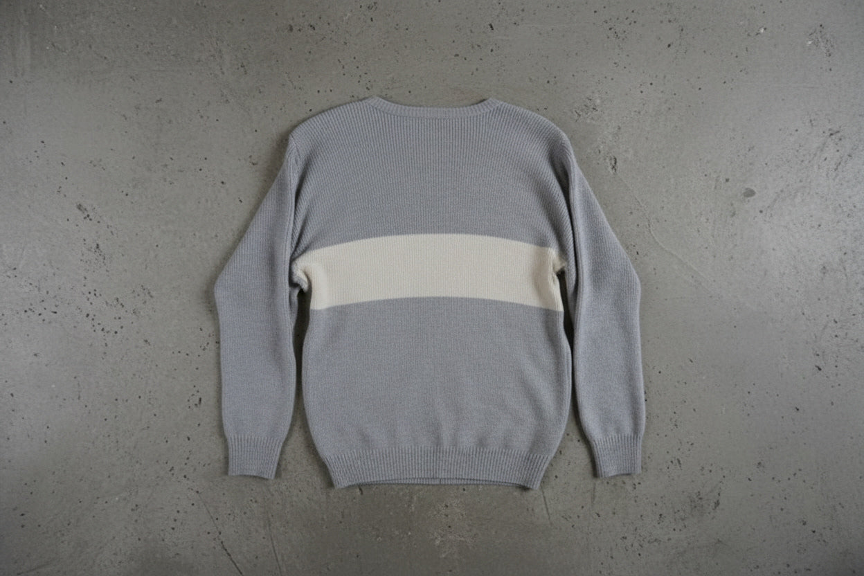 Pull gris clair Ralph Lauren