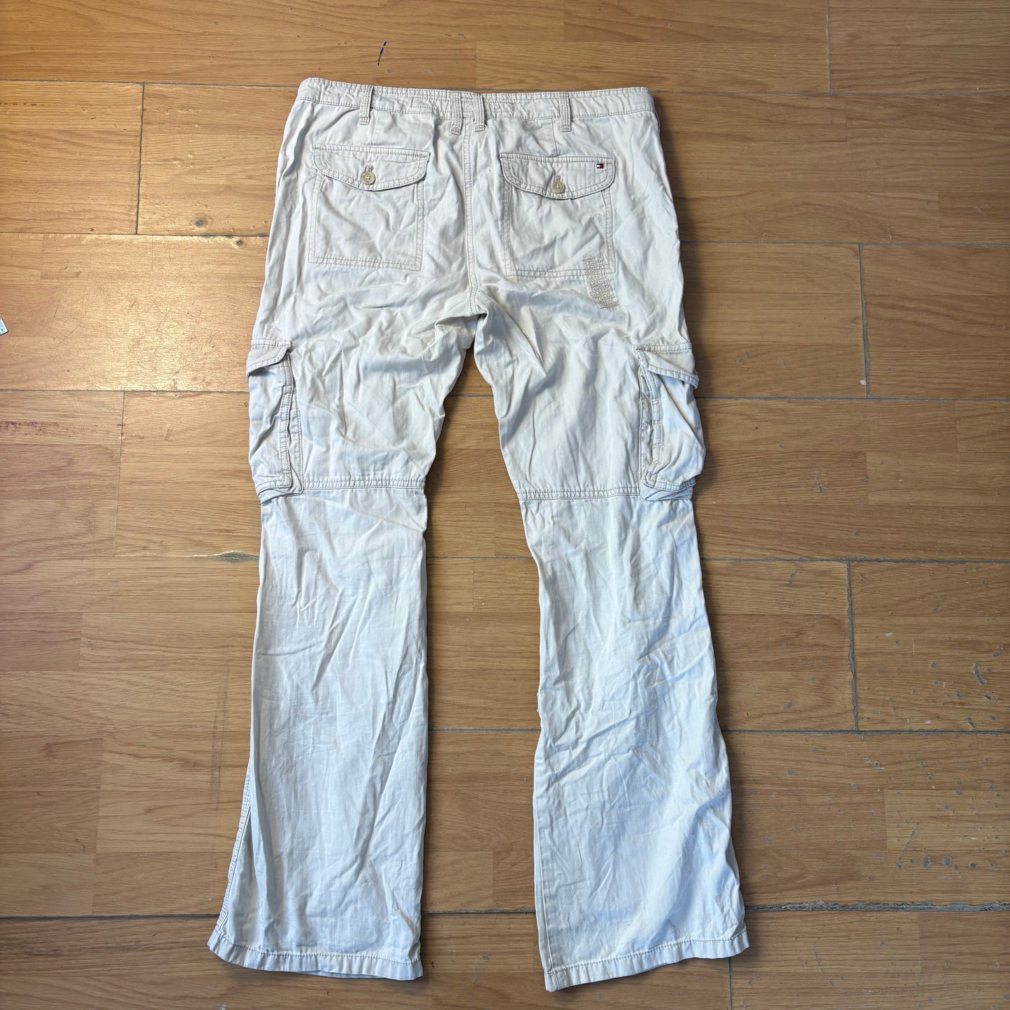 Pantalon cargo beige - Tommy Hilfiger - Taille L