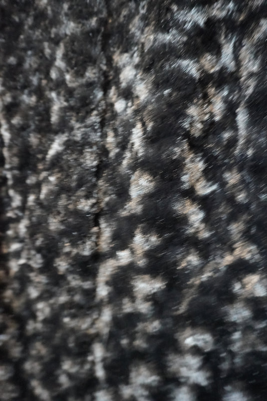 Black Velvet Cropped Fur Jacket – by MANDY CHERIE