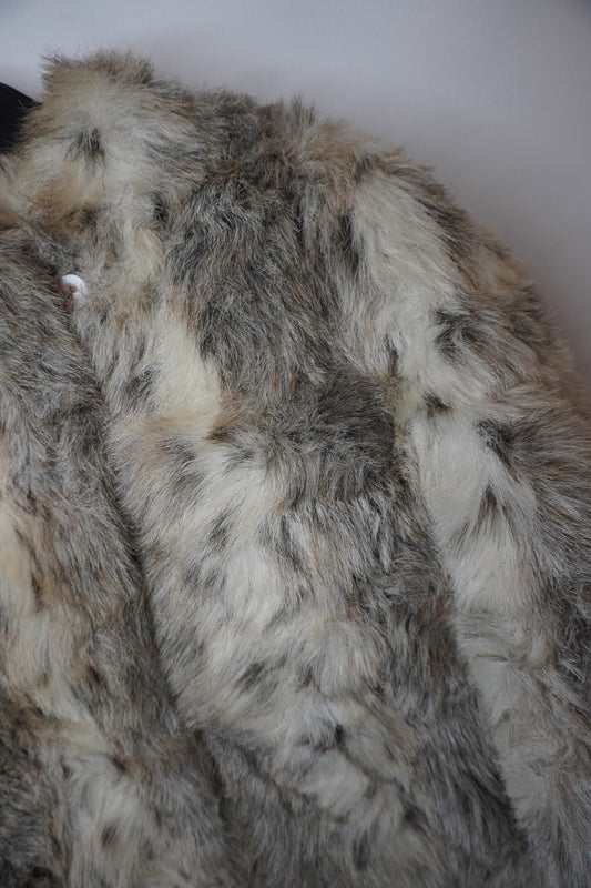 Manteau Fausse Fourrure - by PLAN.BEE - Taille : S