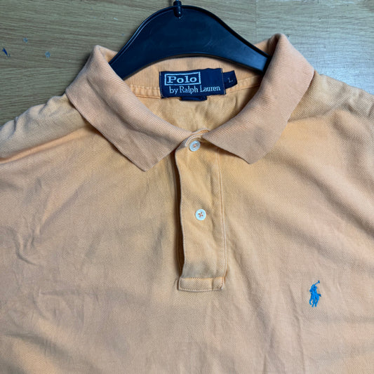 Polo orange - Ralph Lauren - Taille L