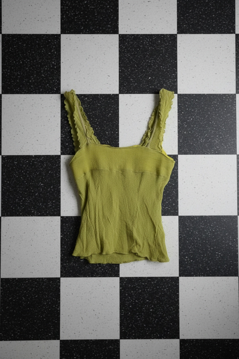 Débardeur vert noué – BY SARAH LANG