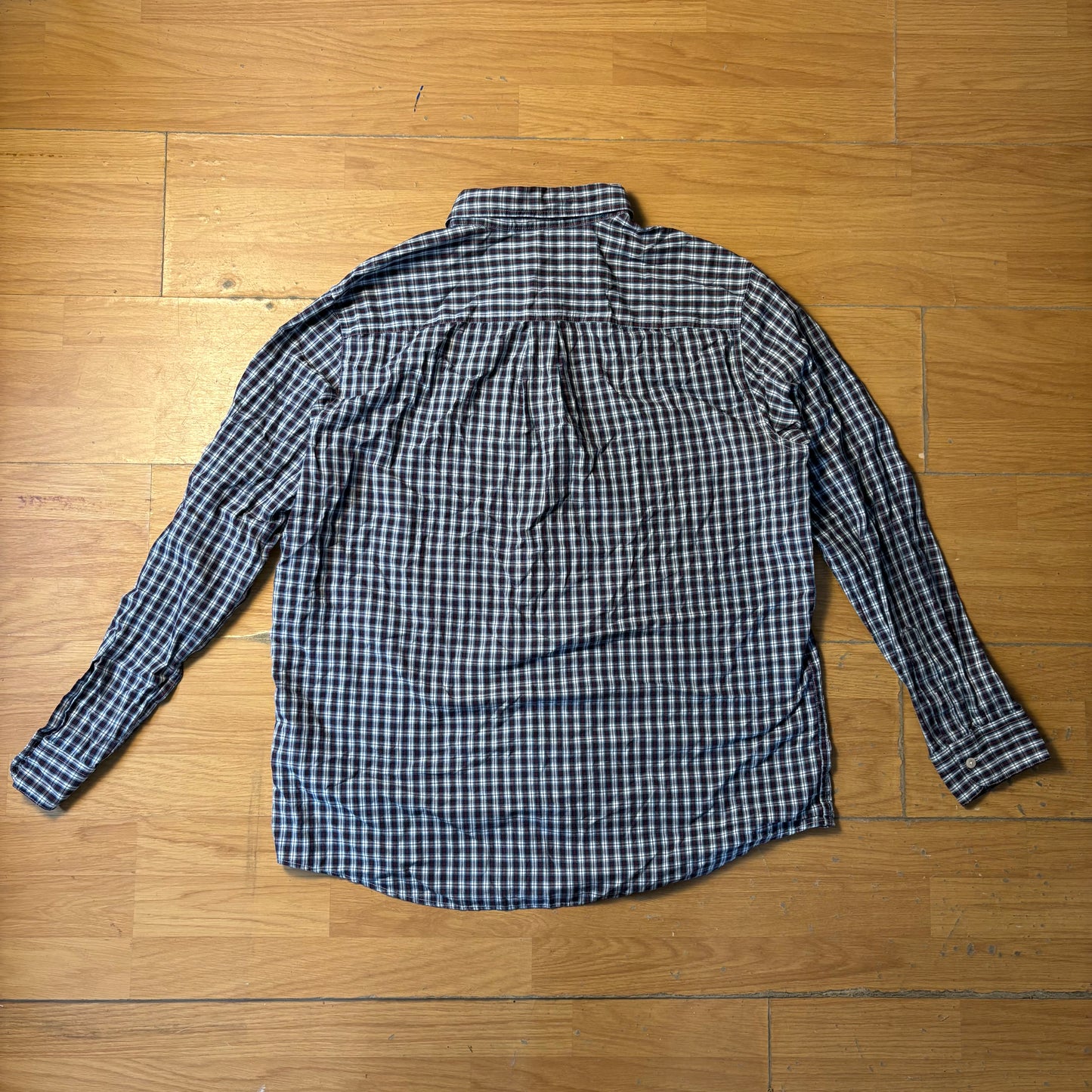 Chemise à carreaux bleus et blancs - Chaps - Taille XL