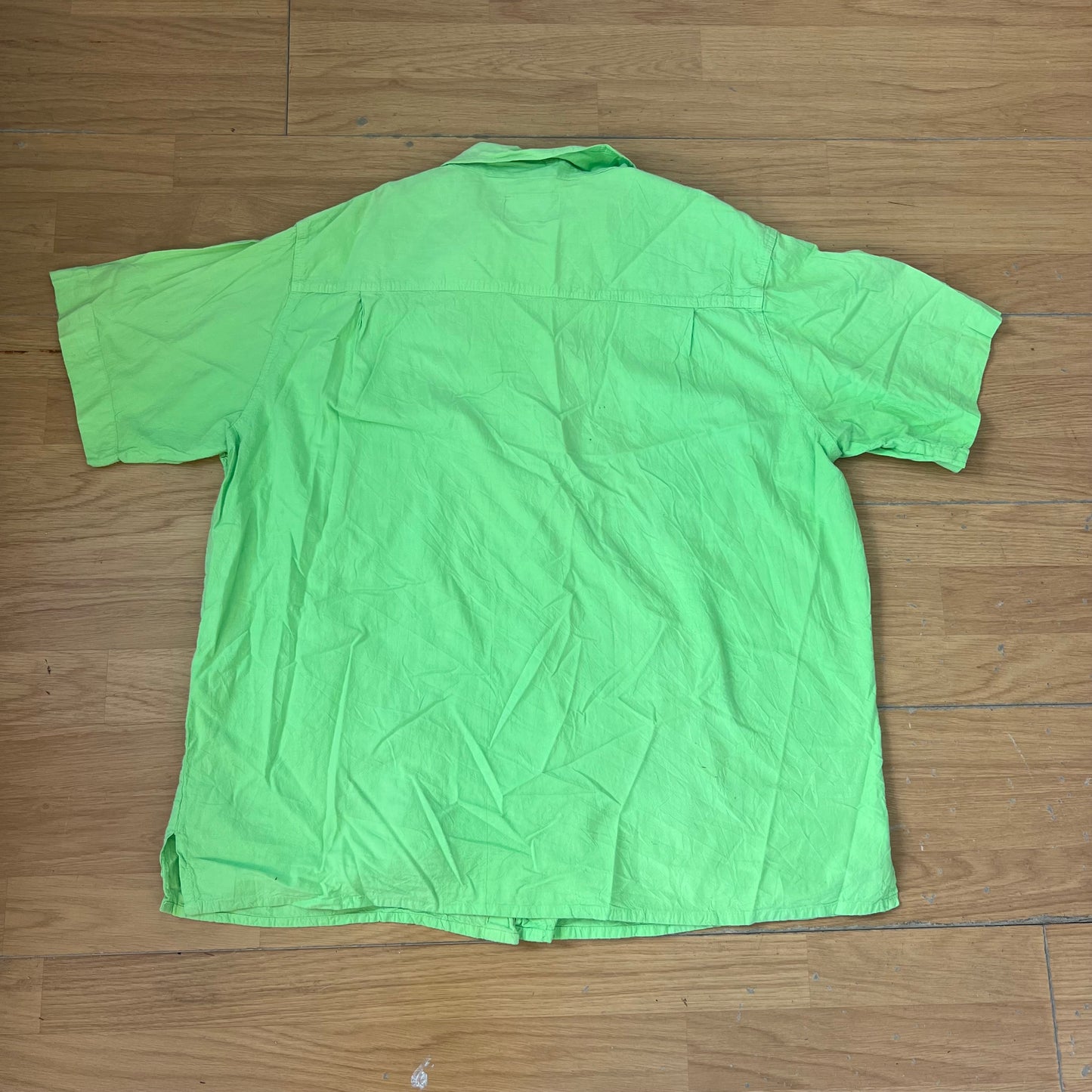 Chemise femme vert fluo - Woodpecker Collection - Taille 46/48 by SARLOTTE