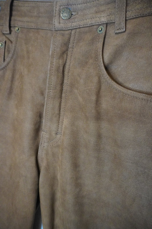 Jeans Effet Cuir - by MIA