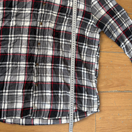 Chemise à carreaux rouge et noir - Chaps - Taille L