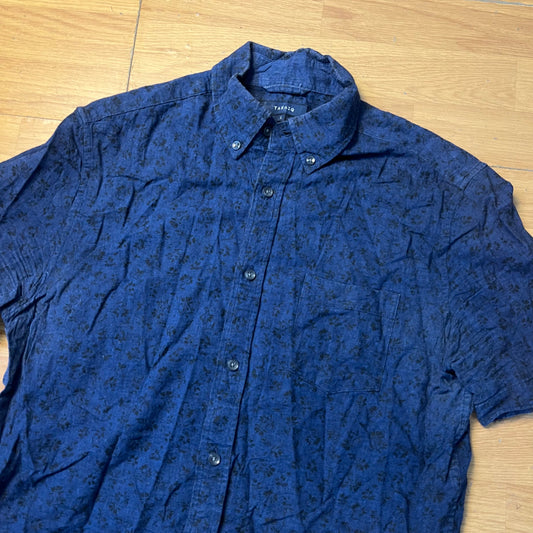 Chemise manches courtes bleu foncé - Taille L