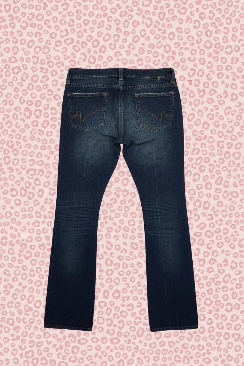 Jeans Flare Low Rise - by SARLOTTE - Taille : 40