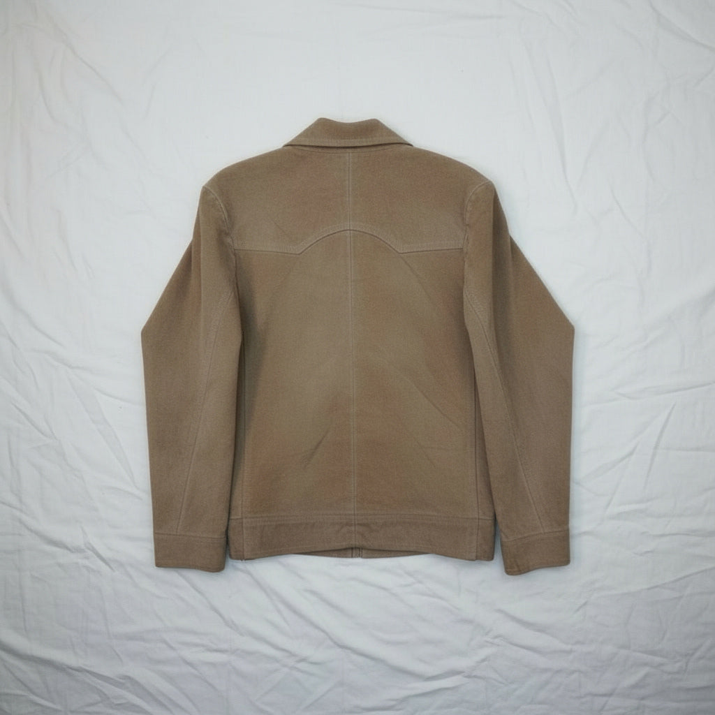 Veste en Daim Beige Clair - by PLAN.BEE - Taille : L