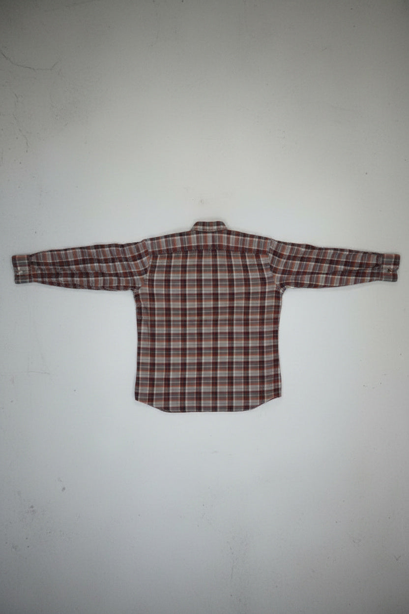 Chemise carreaux rouge et gris Lacoste – Taille – M