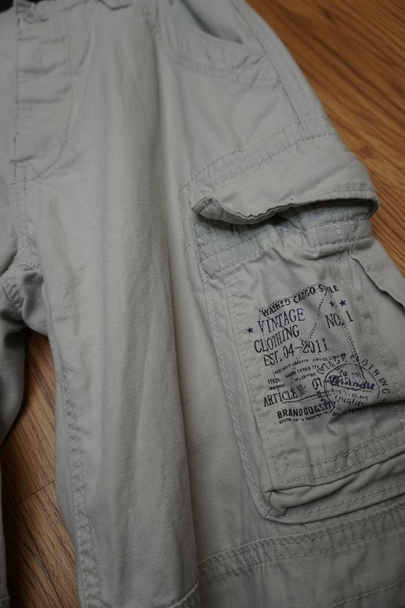 Pantalon Cargo Kaki - by SS.CARMEN - Taille : M