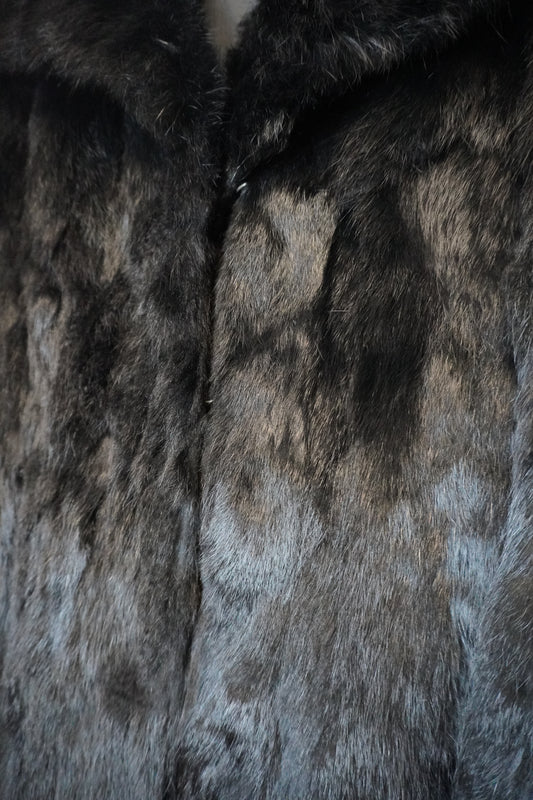 Midnight Luxe Hip-Length Fur Jacket – by MANDY CHERIE