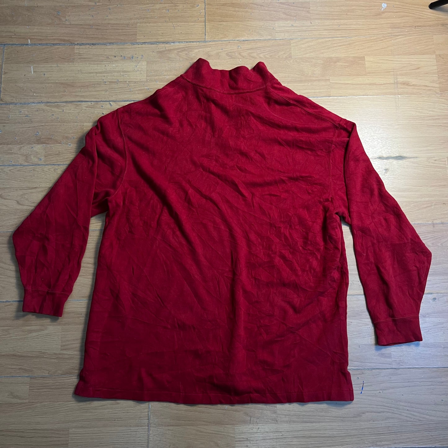 Pull rouge quart de zip Ralph Lauren – Taille XXL