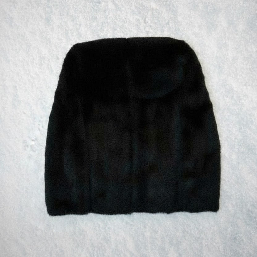 Midnight Luxe Hip-Length Fur Jacket – by MANDY CHERIE