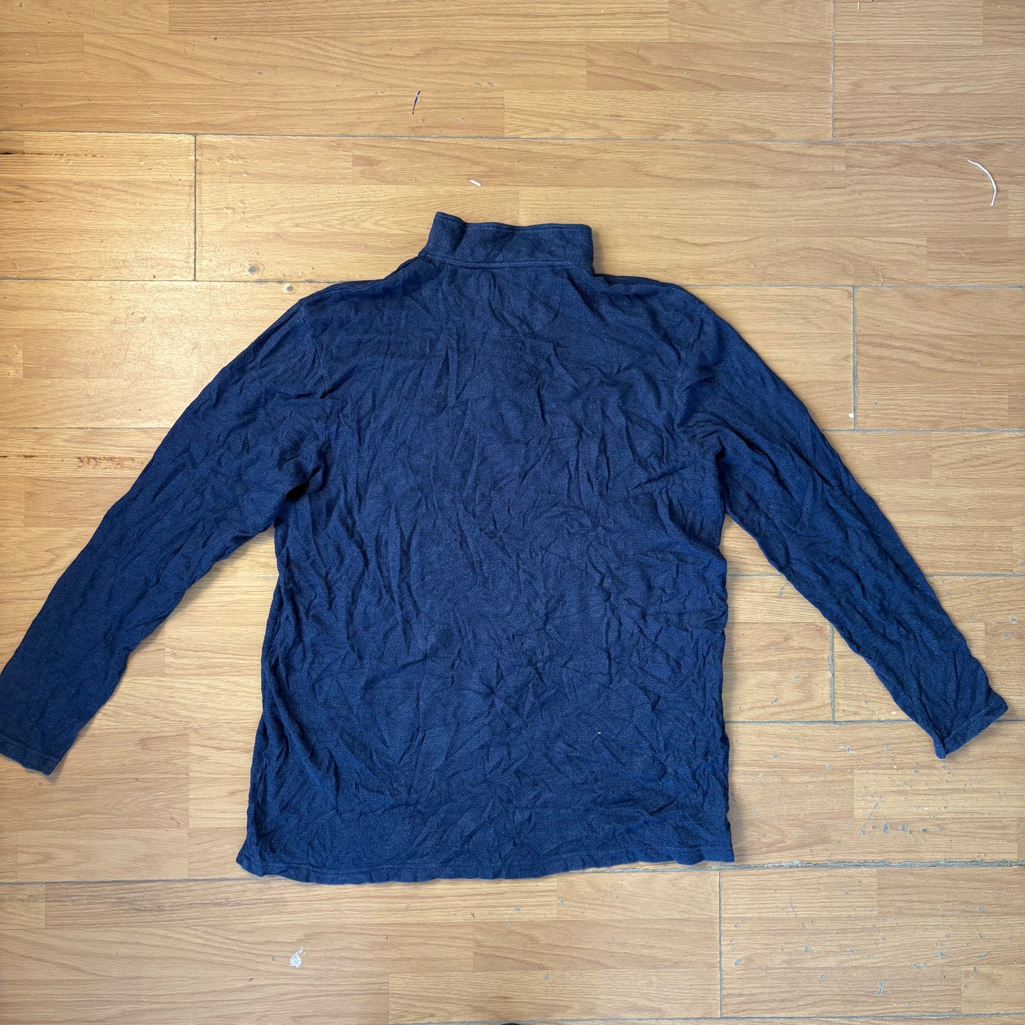 Pull quarter-zip bleu - Chaps - Taille XL