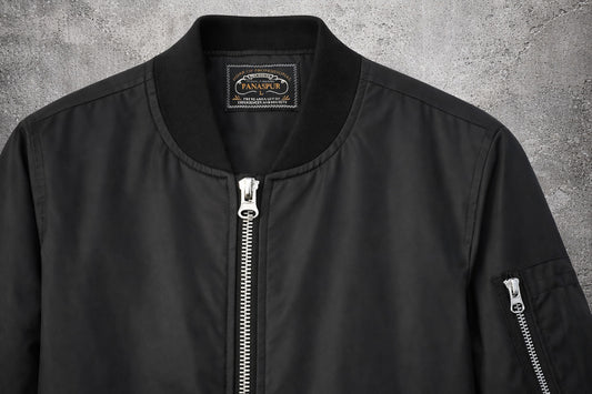 Veste bomber noire – Taille – L