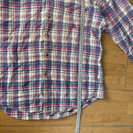 Chemise à carreaux rouge et bleu - Nautica - Taille M