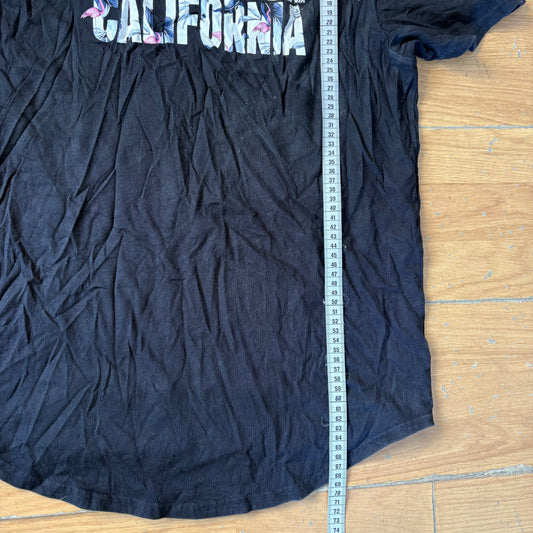 Tshirt noir imprimé - Hollister - Taille L