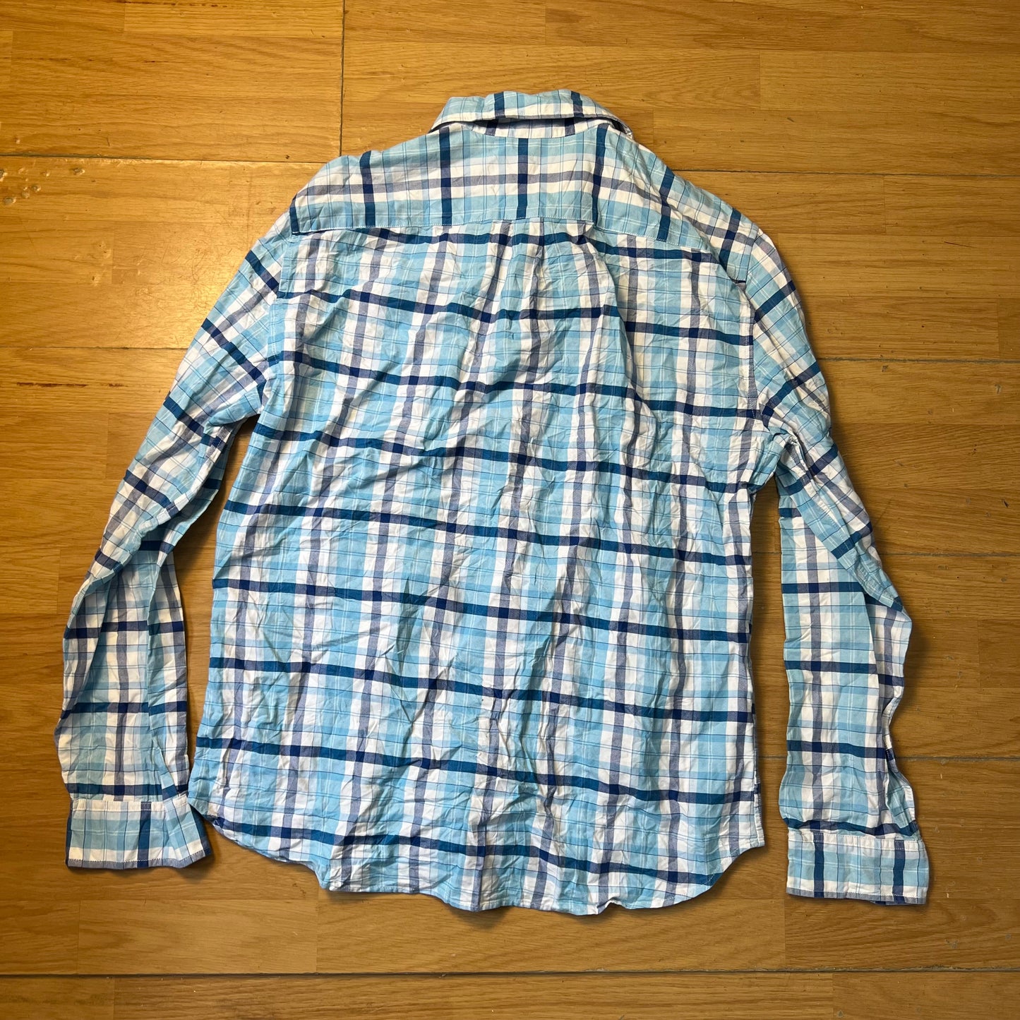 Chemise à carreaux bleu et blanc - Gap - Taille L