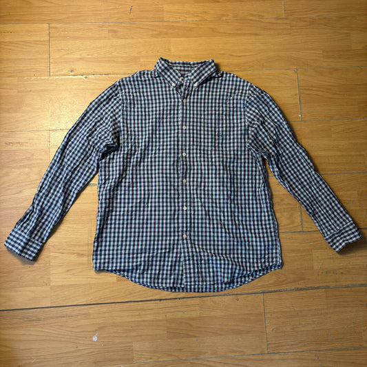 Chemise à carreaux bleus et blancs - Chaps - Taille XL