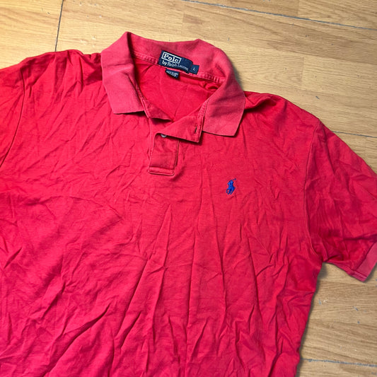 Polo rouge - Ralph Lauren - Taille L