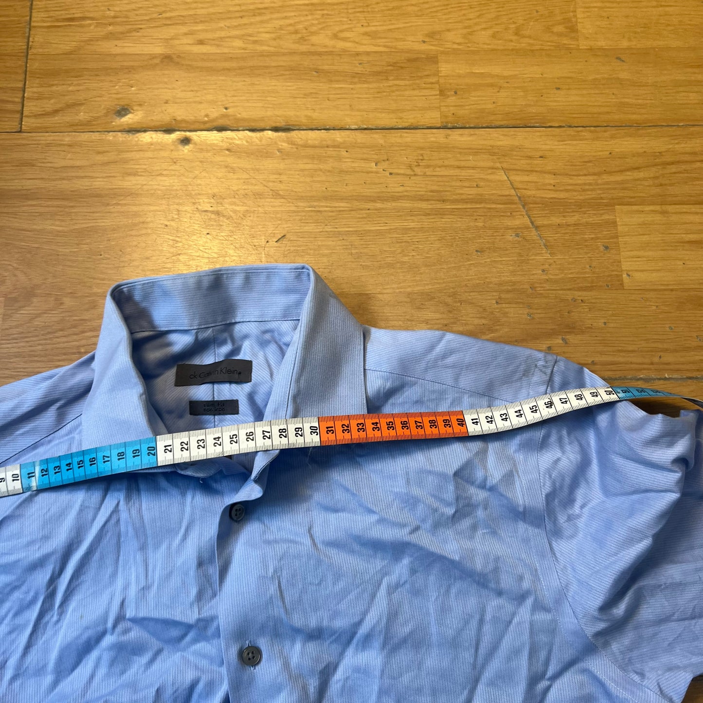 Chemise slim fit bleu - Calvin Klein - Taille 34-35