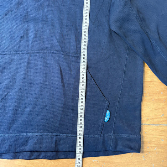 Hoodie quarter-zip bleu - Reebok - Taille L
