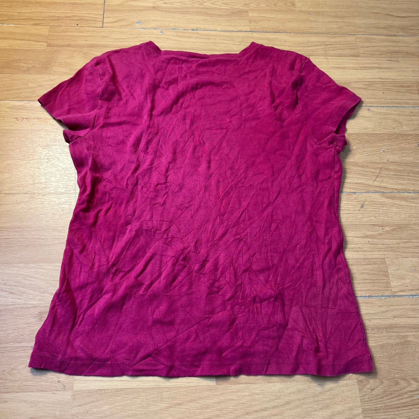 T-shirt rose foncé - Tommy Hilfiger (femme) - Taille XXL