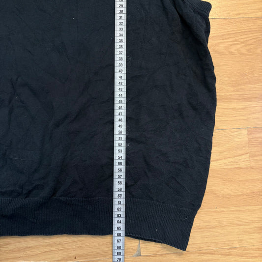 Pull en maille sans manches noir - Chaps - Taille XL