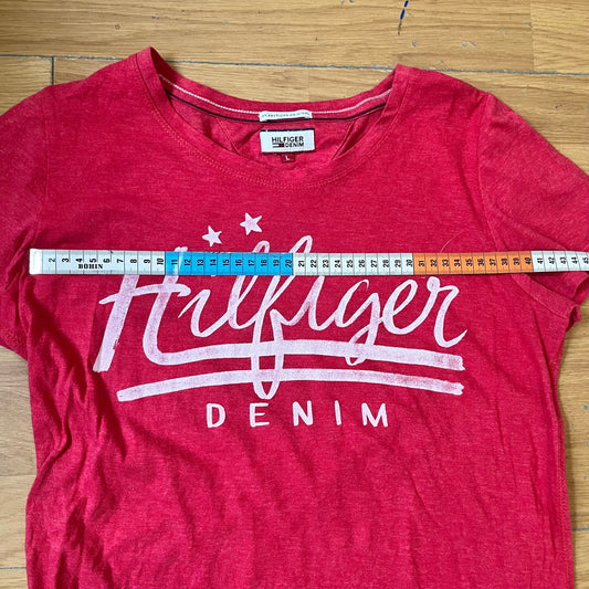 T-shirt Tommy Hilfiger rouge – Taille L
