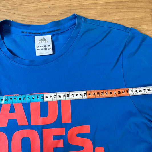 T-shirt blue adidas – Taille L
