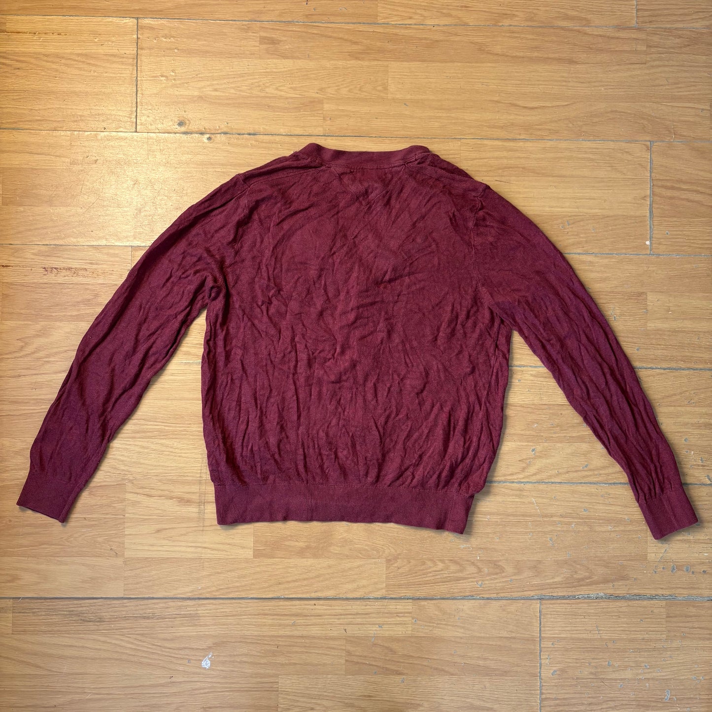 Cardigan bordeaux - Tommy Hilfiger - Taille M