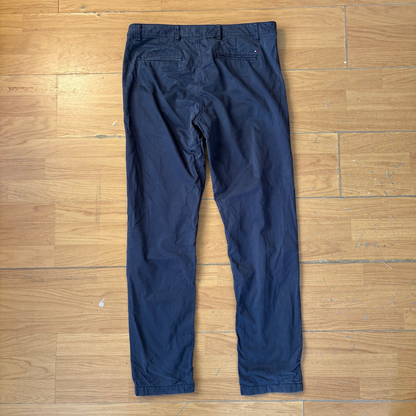 Pantalon chino bleu - Tommy Hilfiger - Taille 12 (L)