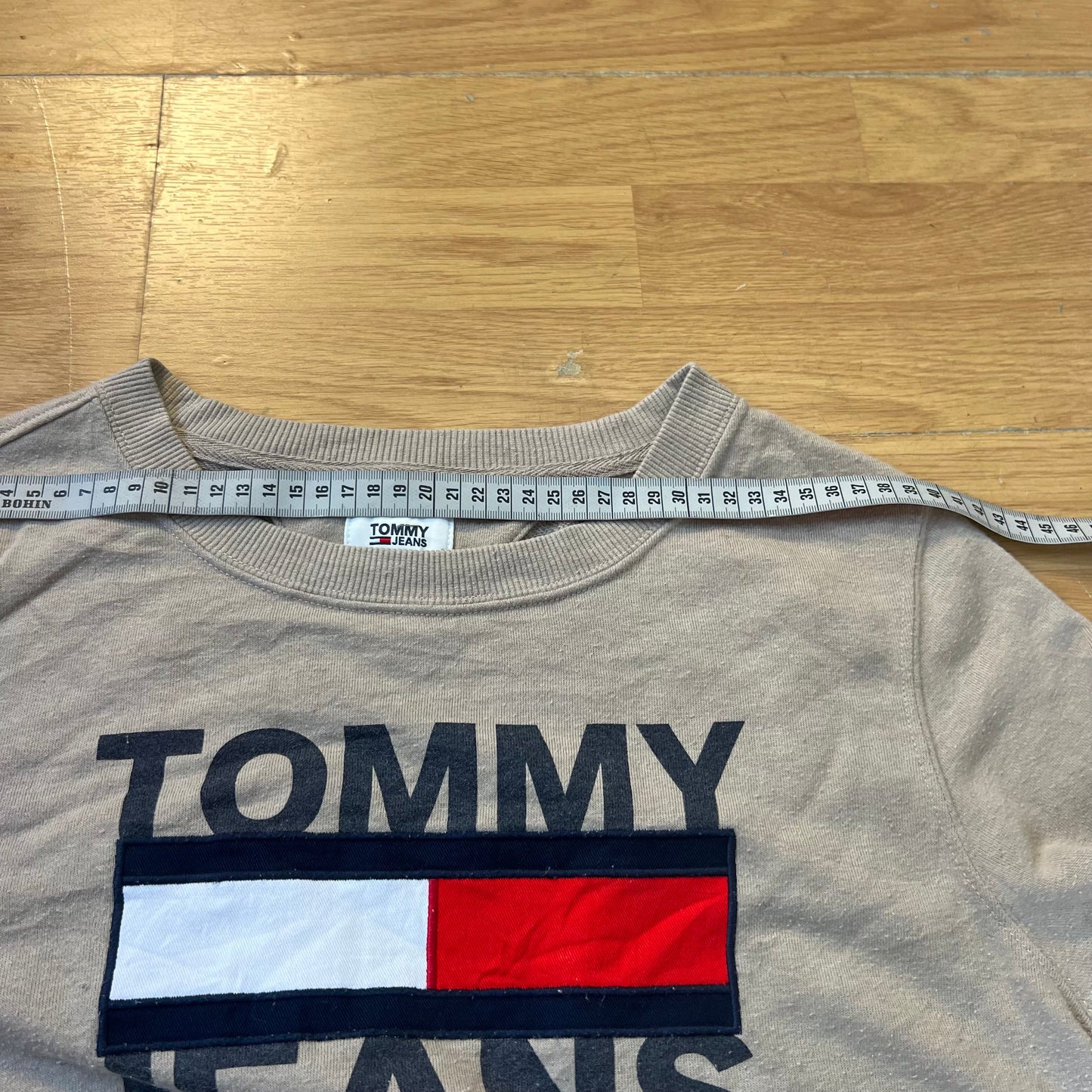 Sweat marron clair - Tommy Hilfiger - Taille S