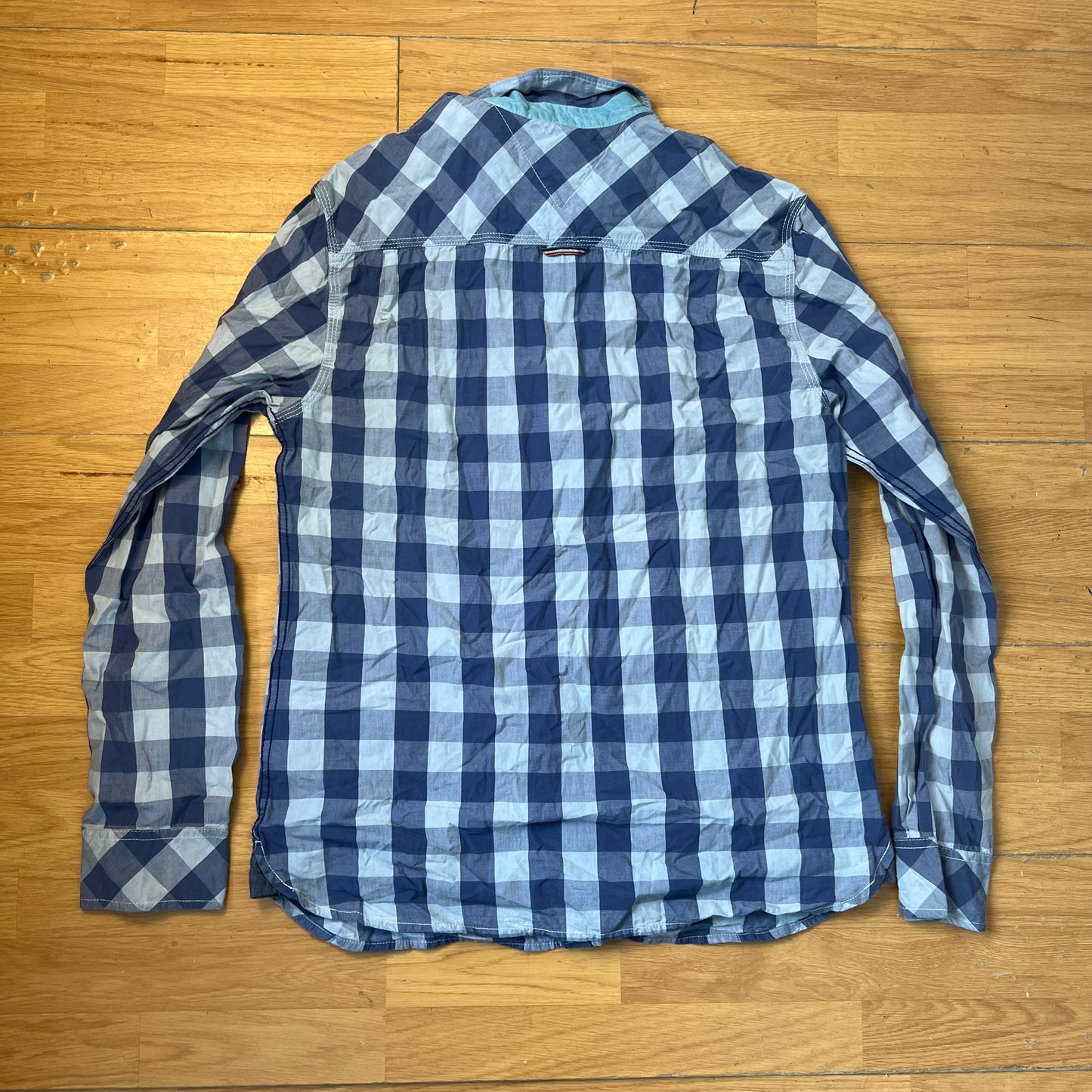 Chemise tartan bleue - Tommy Hilfiger - Taille XL