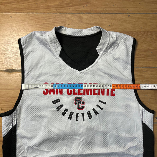 Maillot de basketball blanc et noir – Taille – M