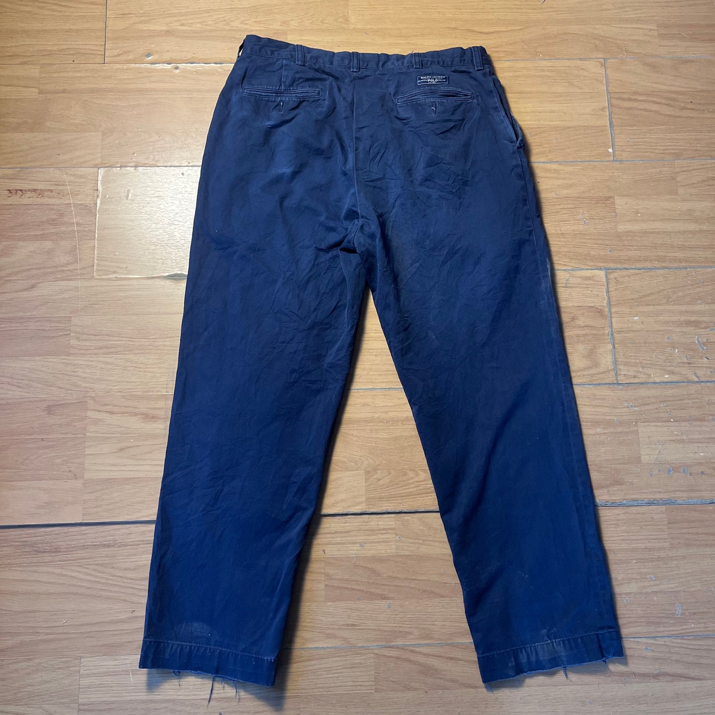 Pantalon bleu marine Ralph Lauren – Taille – Non indiquée