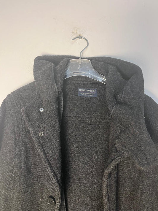 Veste laine gris foncé Henry Mervey – Taille – L